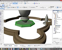 Моделирование фонтана в ArchiCad